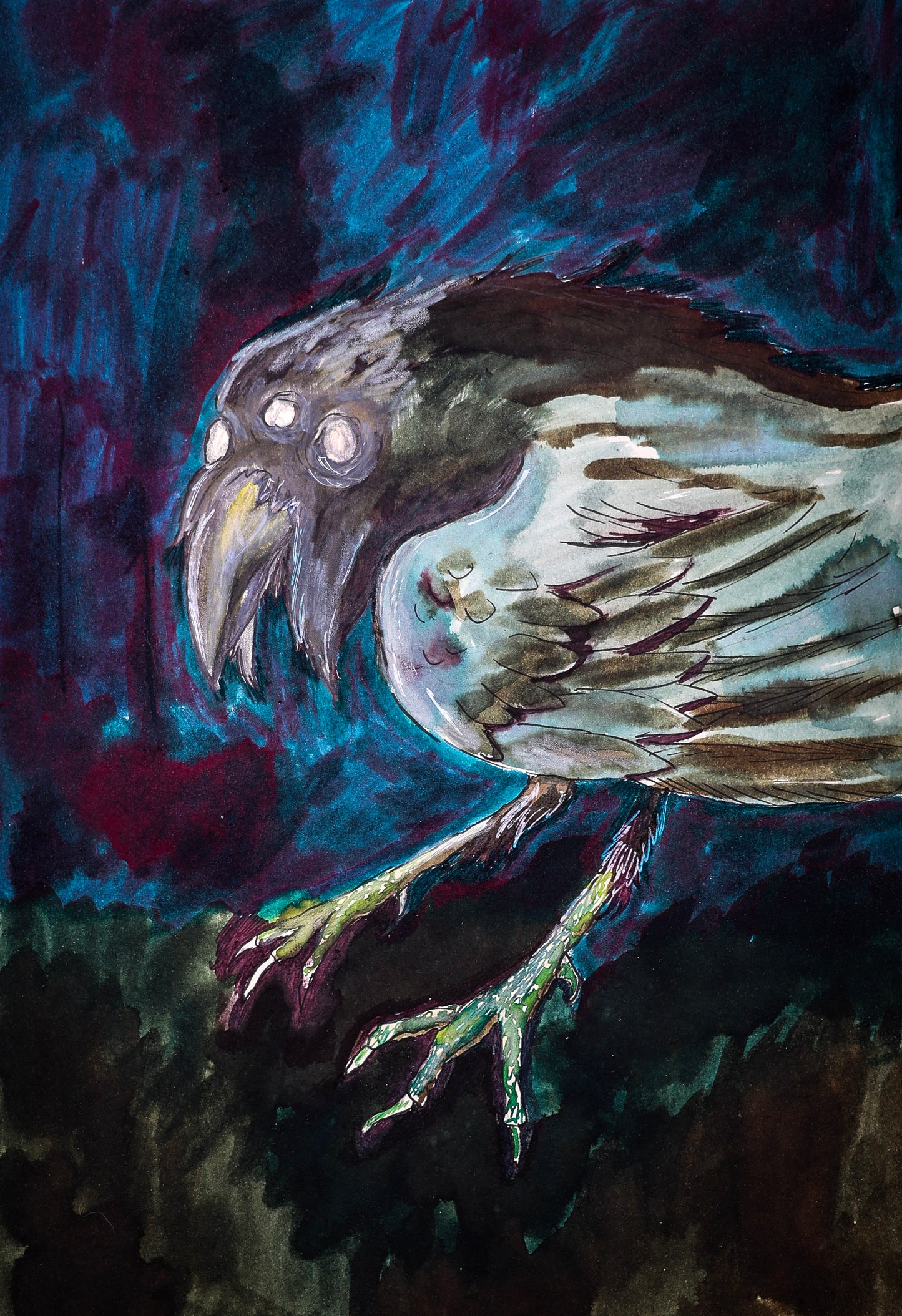 Crow Print - 8.5 x 11"